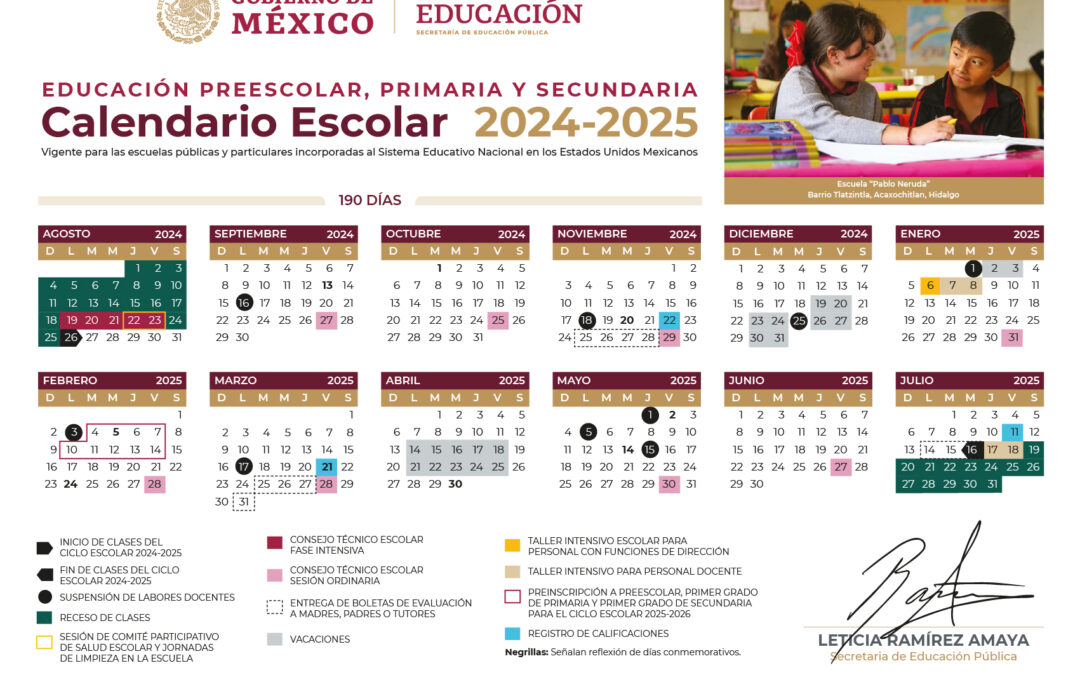 ¡Cuenta Regresiva para el Regreso a la Escuela! Todo sobre el Inicio de los Cursos 2024-2025