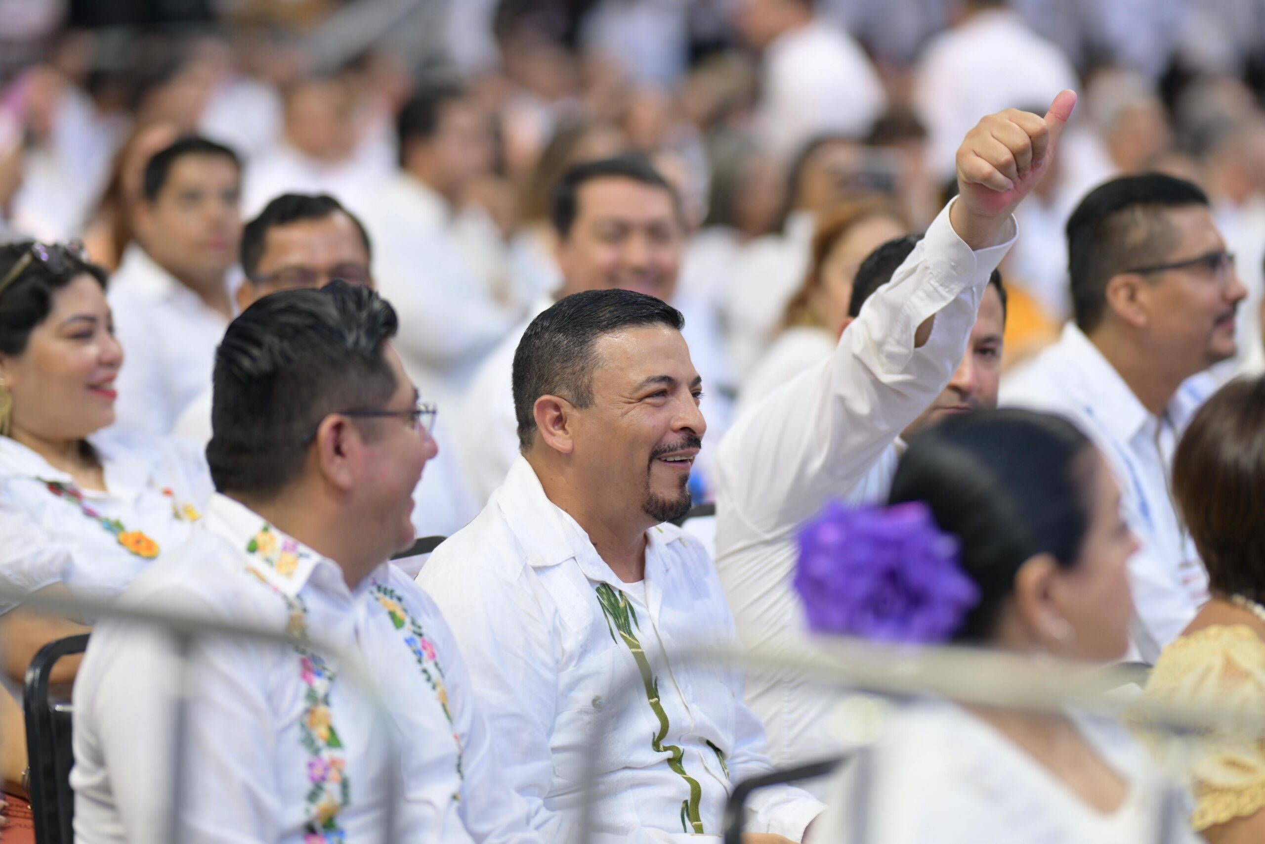 Atestiguan titulares del Poder Legislativo, VI Informe de Resultados del Gobernador Cuitláhuac García