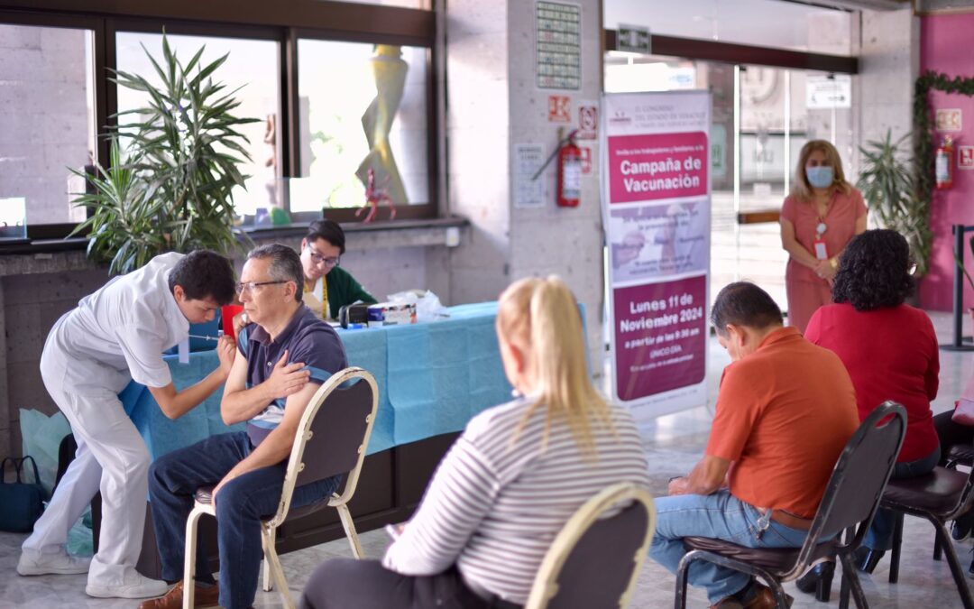 Cuida Congreso local la salud de sus trabajadoras y trabajadores