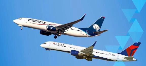 Estados Unidos pone fin a la alianza Delta-Aeroméxico, marcando un cambio en el mercado aéreo entre ambos países