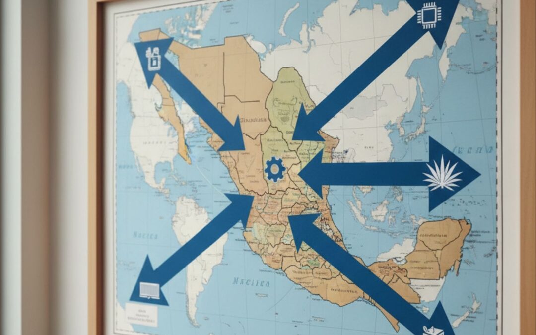 Manufacturas impulsan exportaciones mexicanas en 2025, pero minería y agricultura se rezagan