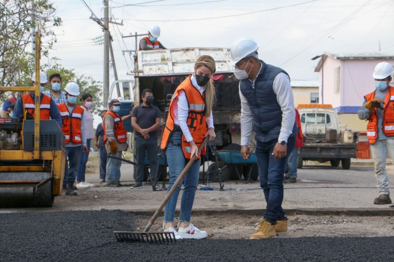 Inicia la alcaldesa Patricia Lobeira el Programa Permanente de Bacheo en Veracruz
