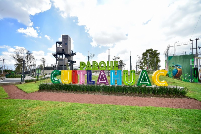 Presidente inaugura primera intervención del parque Cuitláhuac en Iztapalapa; anuncia plan para garantizar agua en la demarcación