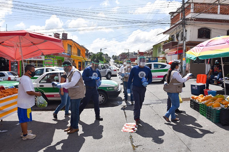 Continúan las acciones de prevención contra el Coronavirus en Xalapa