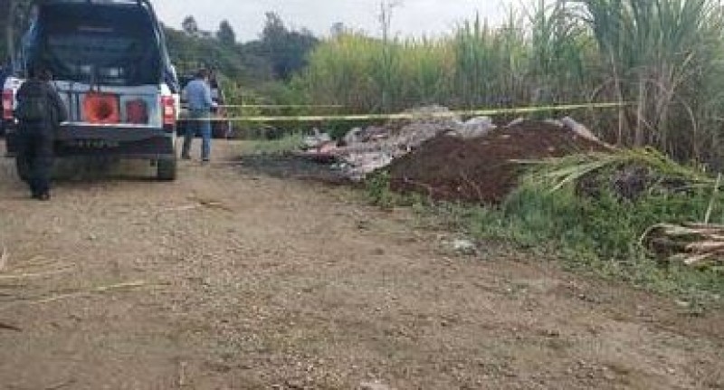 Encuentran muerta a mujer en cañales de Coatepec