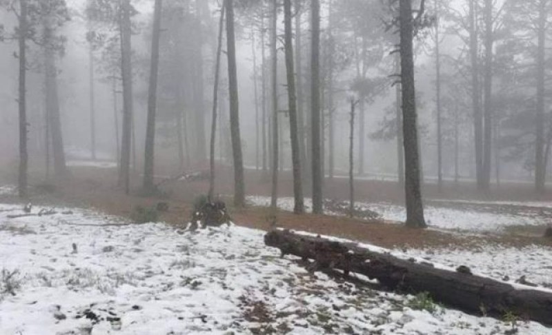 Reportan nevada en el Pico de Orizaba y Sierra Negra