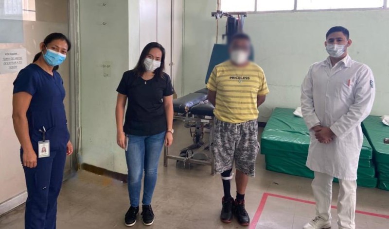 DERECHOHABIENTE DEL IMSS SUPERÓ SECUELAS DE COVID-19 GRACIAS A TERAPIA RESPIRATORIA DE LA UMAE