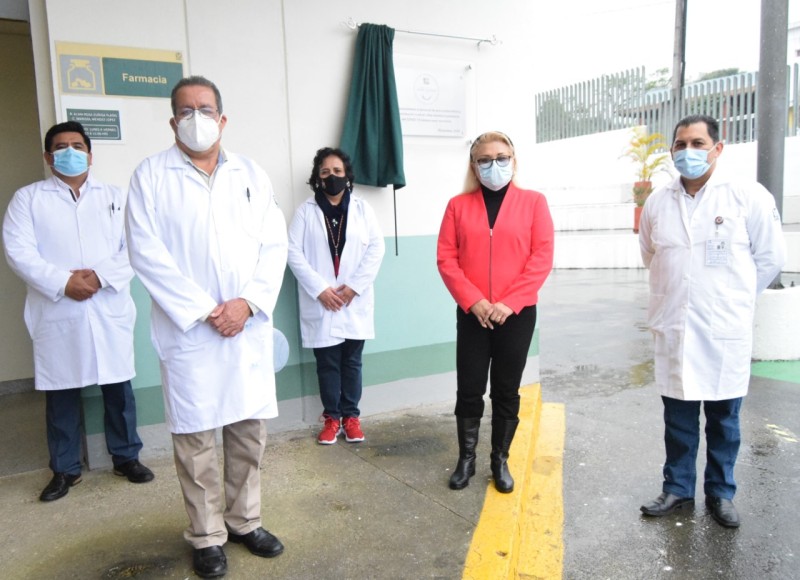 DEVELAN PLACA MIGUEL HIDALGO EN HOSPITAL RURAL DE IMSS-BIENESTAR EN PLAN DE ARROYOS