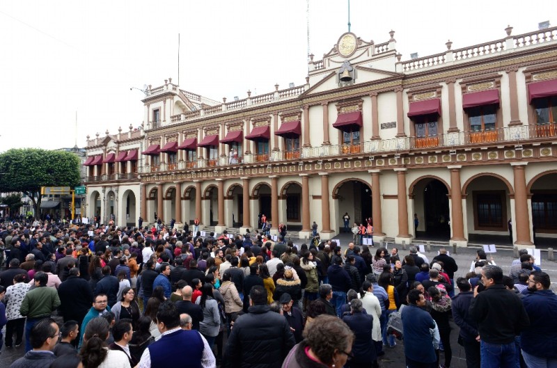 Mega simulacro de sismo en Xalapa