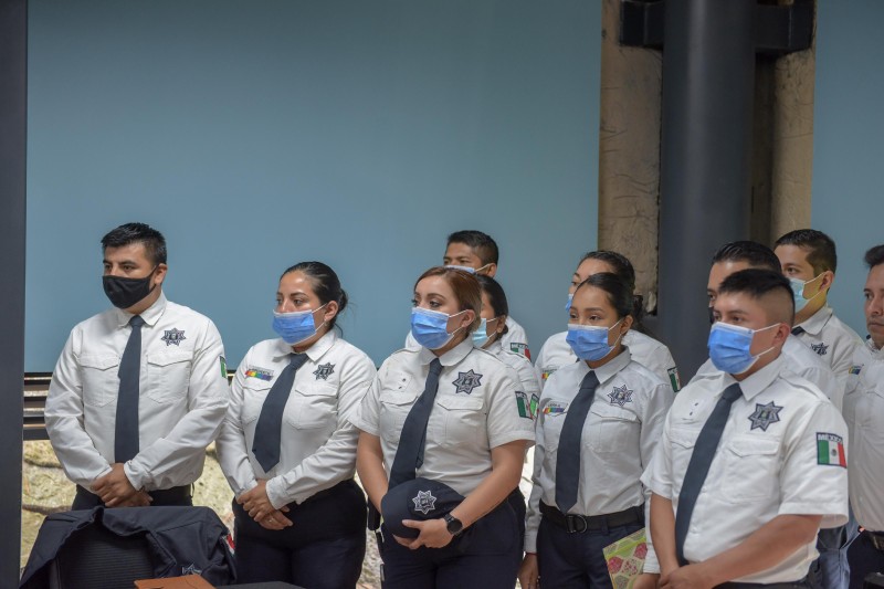 Capacitan a Policía Municipal en atención de la violencia contra la mujer