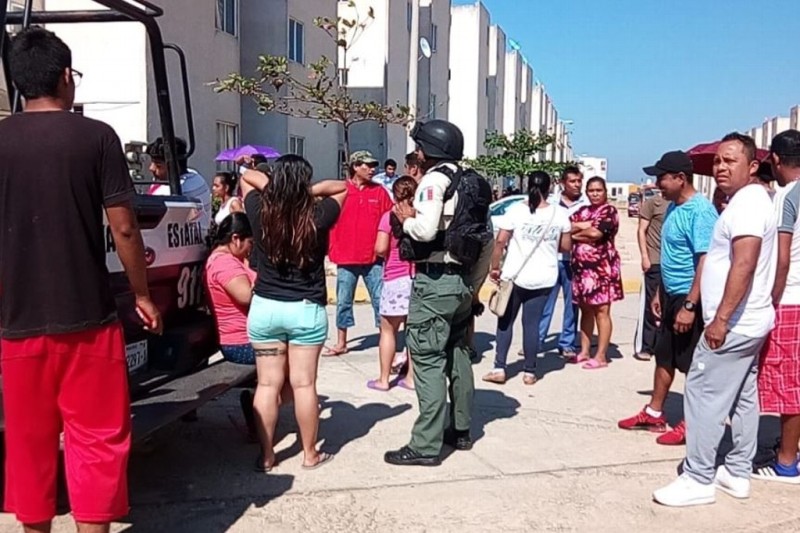 Vecinos intentan linchar a sujeto en Coatzacoalcos, Veracruz