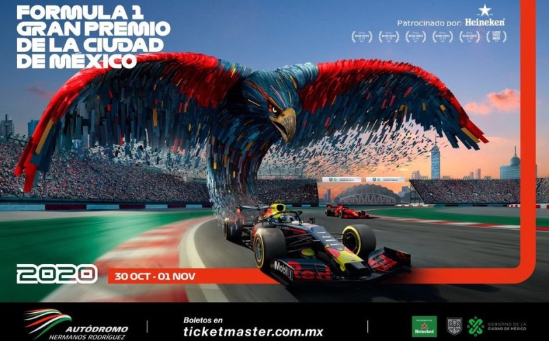 Fechas de venta y precios de boletos para el Gran Premio de la Ciudad de México 2020