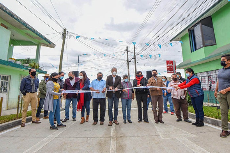 Con obra pública se transforma las condiciones de vida de las familias