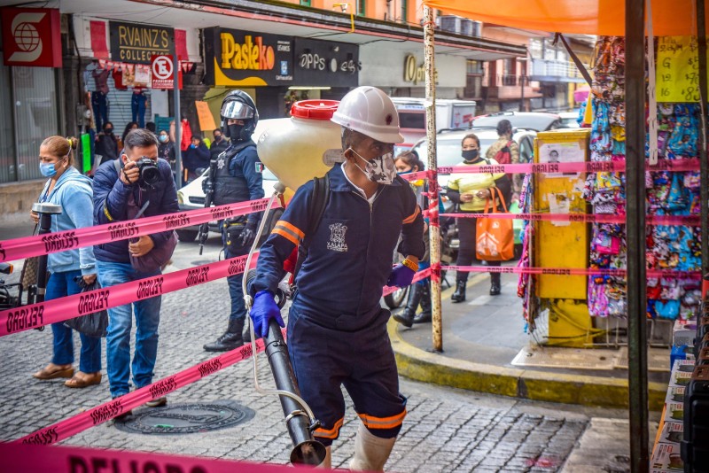 Se instalarán en Xalapa 16 filtros sanitarios desde este jueves