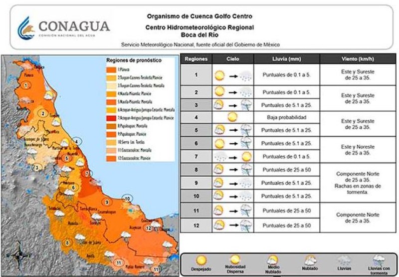 Se pronostica menos calor para este jueves en el Estado 22-07-2021