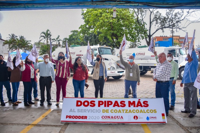 Entran en operación nuevas pipas de CMAS