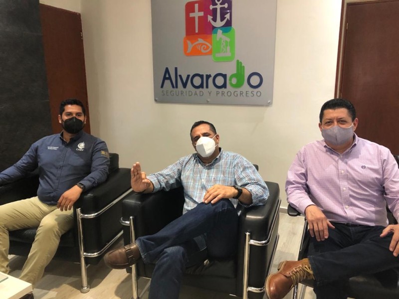 Acuerdan Ayuntamiento de Alvarado y CAEV trabajar en conjunto