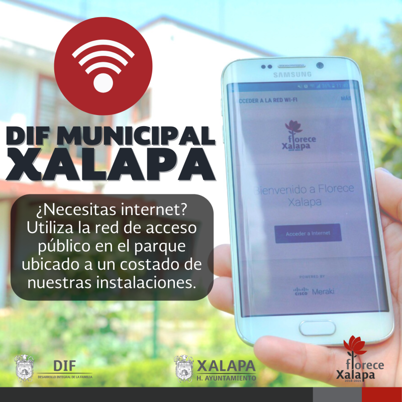 Activa Ayuntamiento red de acceso público a internet gratuito en el DIF Xalapa