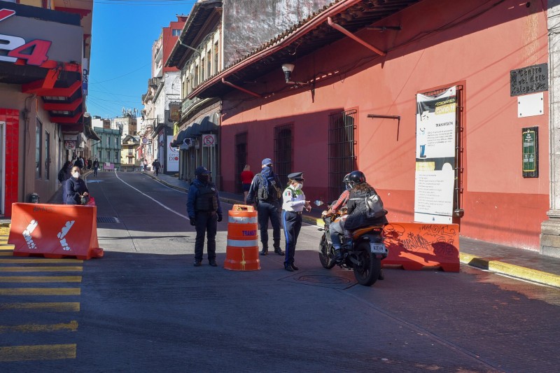 Participan Policía y PC Municipal en acciones para la prevención de la Covid-19