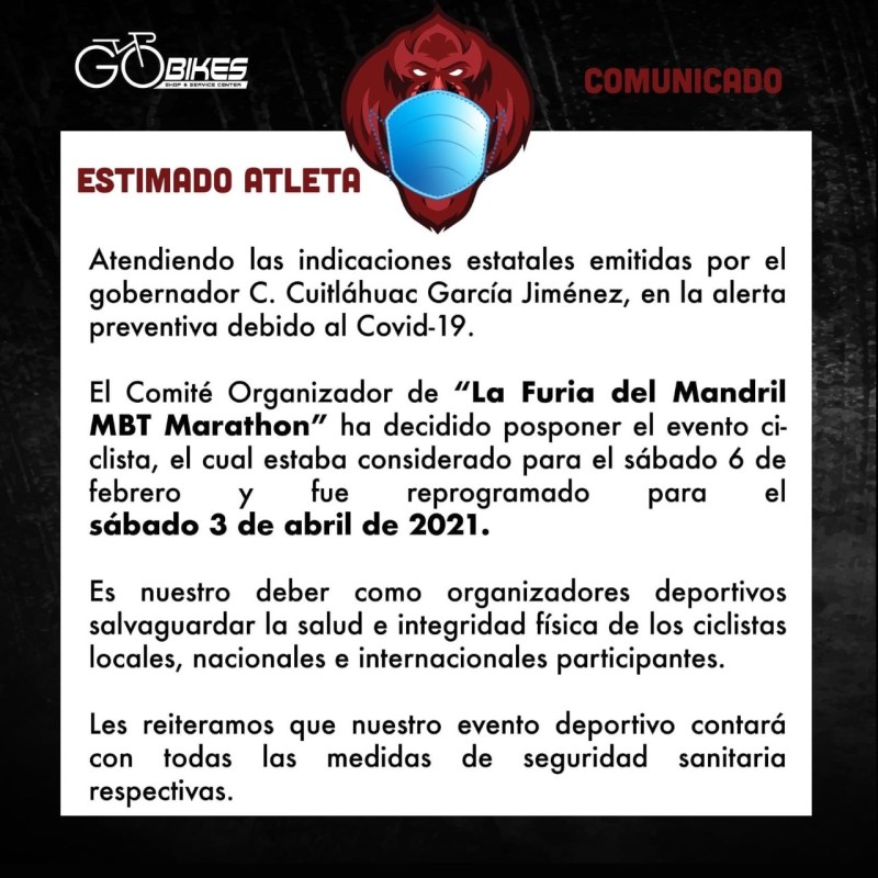 Reprograman segunda edición de “La Furia del Mandril”