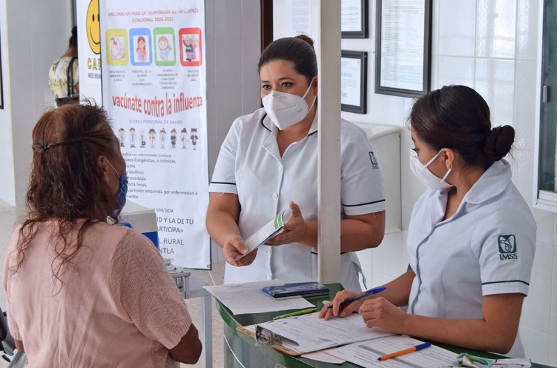 REITERA IMSS INVITACIÓN A VACUNARSE CONTRA INFLUENZA ESTACIONAL