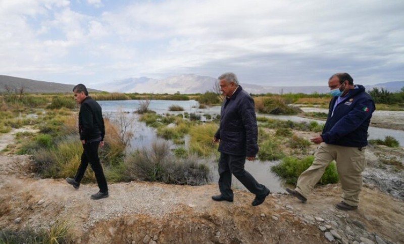 Avanza rescate de humedales y recuperación de agua en Cuatro Ciénegas, Coahuila