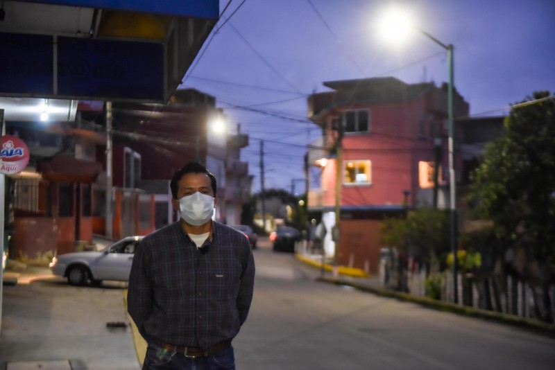 Instalarán luminarias LED en viaducto de la avenida Pípila en Xalapa