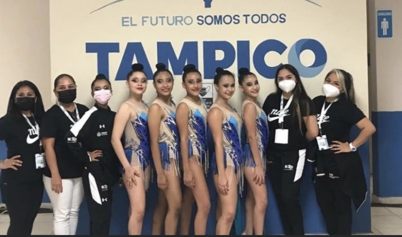 Brillaron las gimnastas de Club de Oro Veracruz, en Campeonato Nacional de Gimnasia Rítmica