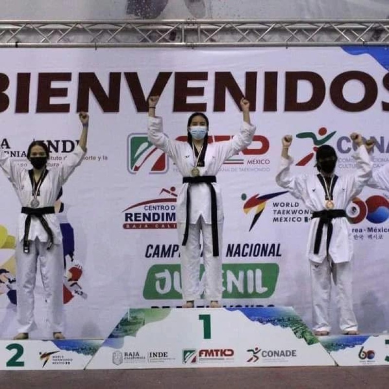 Sobresalen taekwondoines veracruzanos en Selectivo Nacional 2022